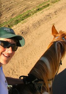 That's Sally on her horse. 