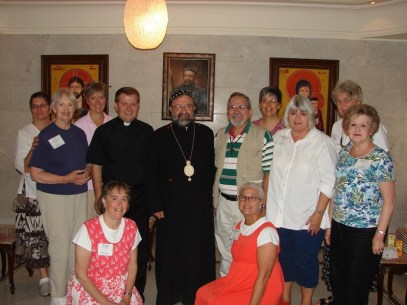 With Bishop of Syrian Orthodox Church