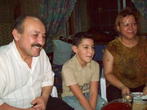 The Aziz family, refugees from Iraq living in Aleppo, Syria, August, 2010.