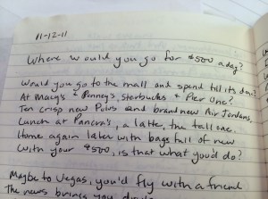 That was my journal entry for Nov. 11, 2011, while in Basrah, Iraq, and it became the first poem from my journeys. It is mostly how I journal now on those trips.