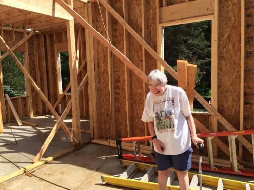 Jana in her new room