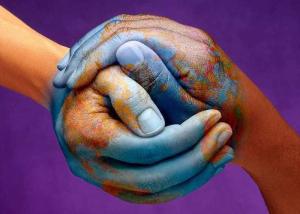 Peace hands world