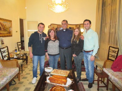 Assis Boutrous Zaour, his wife Wafa and their three children, all amazing young people!