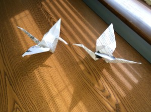 Paper cranes