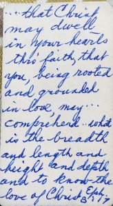 Mom's missal Ephesians passage