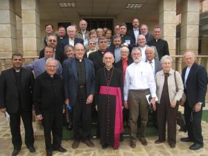 Kirkuk, Iraq, November, 2012, with The Outreach Foundation. The gentleman in the front row, second from the left, is now the patriarch of the Chaldean Catholic Church, His Grace, Louis Raphael Sako.
