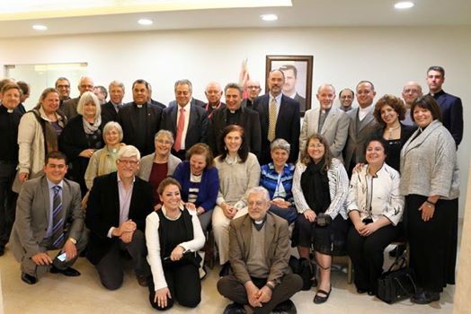 Many of the members of the consultation in Lebanon meet with the Syrian ambassador to Lebanon in dialogue about the situation in Syria.