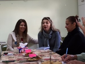 Grace and Rula of Our Lady Dispensary in Beirut are the smiling presence for refugees of wars in Iraq and Syria.